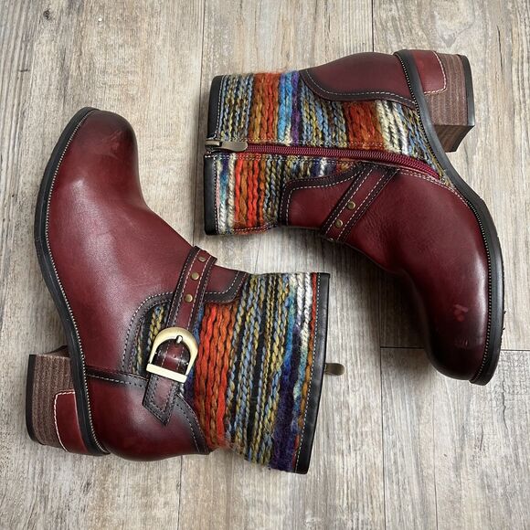 L’Artiste Gaetana Ankle Bootie Women’s Size 9.5 Southwestern Boho Cowgirl Style - Picture 1 of 9